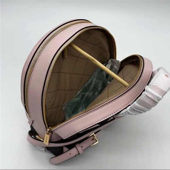 Michael Kors Medium Jaycee Zip Packet Backpack & Double Zip Wallet Wristlet - Picture 13 of 15